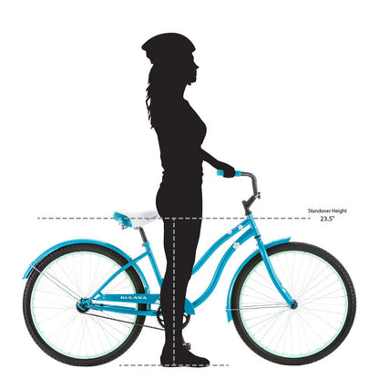 Kulana Women's Cruiser Bike, 26-Inch, Blue