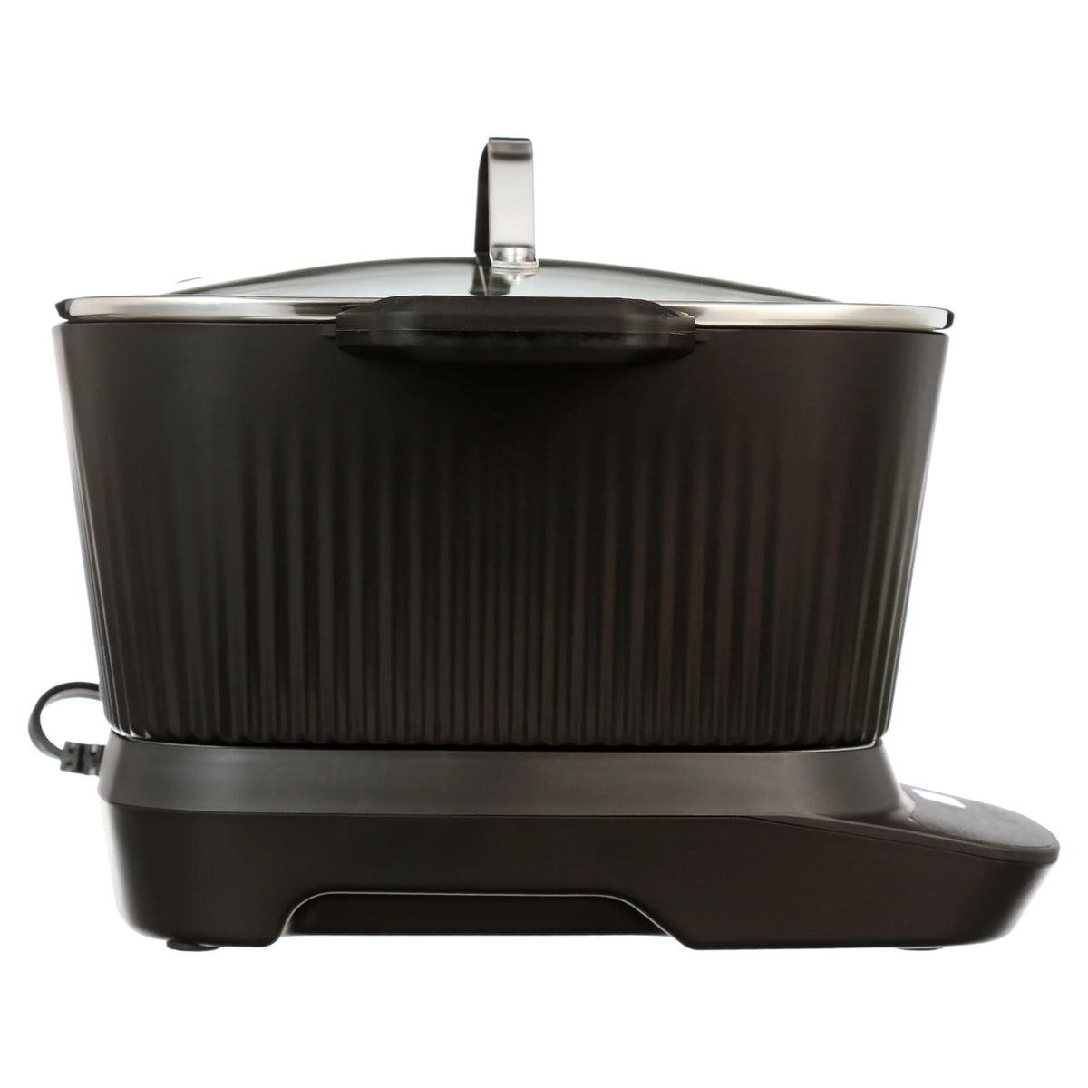Power XL StirMax 7.5 Qt Multi-Cooker with Auto Stir/Shred Paddle and 9 Presets, Matte Black