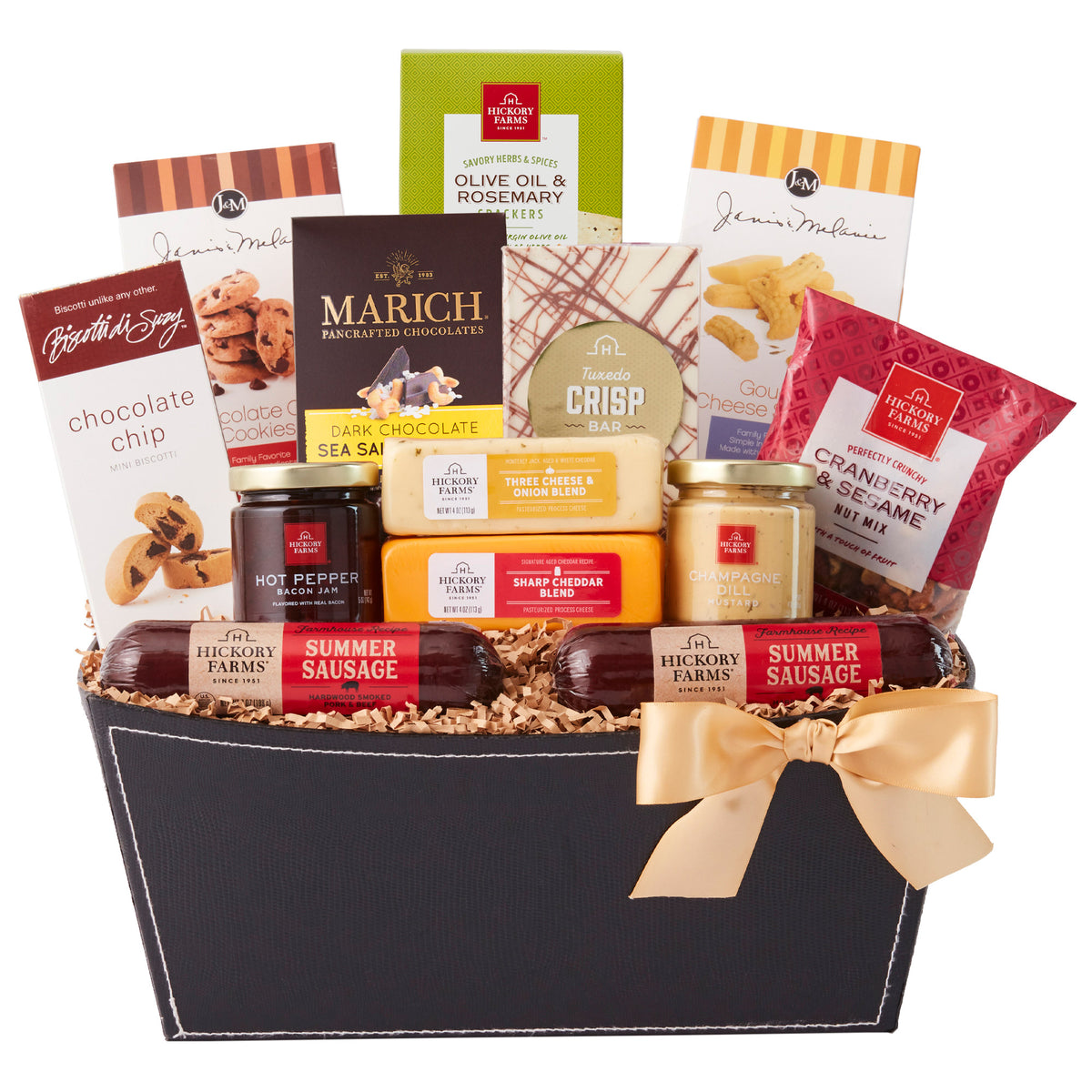 Hickory Farms Ultimate Party Snacks Gift Basket, 3.19 lbs Total