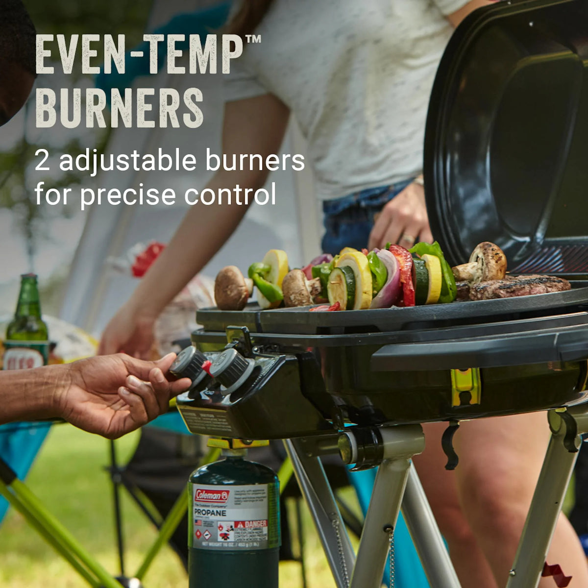 Coleman RoadTrip? X-Cursion 2 Burner Propane Gas Portable Grill