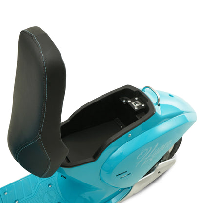 24V Hyper Toys Retro Electric Scooter, Easy Twist Throttle, Blue, Ages 13+, Including Teens, Tweens