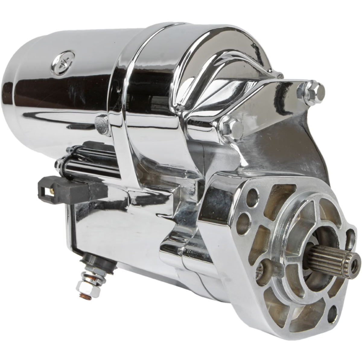DB Electrical SHD0015-C Chrome 2.4KW Starter compatible with/replacement for Harley Davidson Motorcycles (Dyna, Fatboy, Softail & Heritage) 31553-94 31559-99A