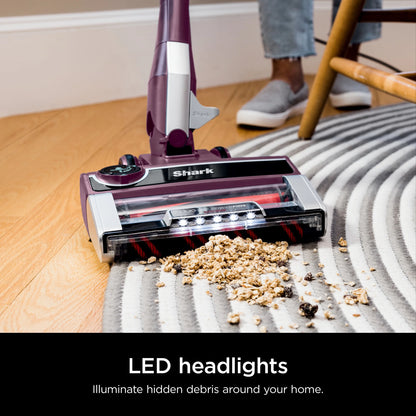 Shark Stratos? UltraLight Corded Stick Vacuum with DuoClean? PowerFins? HairPro?, Self-Cleaning Brushroll, and Odor Neutralizer Technology, HZ3000