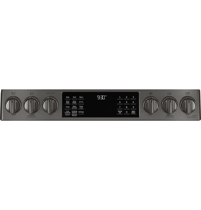 GE APPLIANCES PGS930BPTS slide in gas range