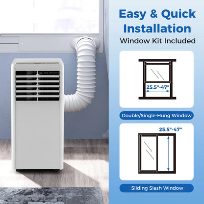 Gymax 8000 BTU portable air conditioner air cooler portable ac portable ac unit floor air conditioner