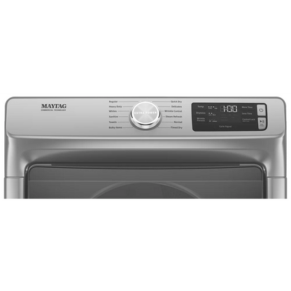 Maytag Med6630h 27" Wide 7.3 Cu Ft. Energy Star Rated Electric Dryer - Metallic Slate