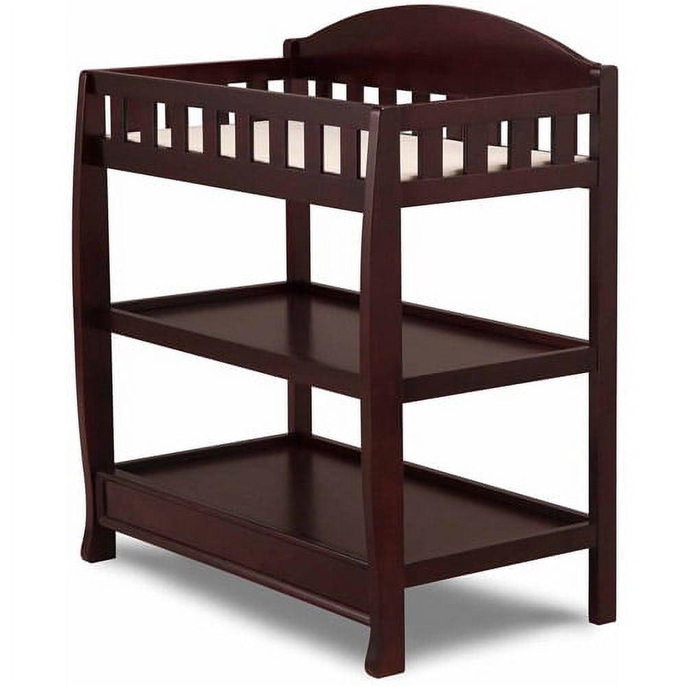 Delta Children Wilmington Changing Table with Pad. Espresso Cherry