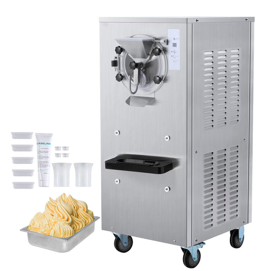 KFFKFF 20-25L/J Capacity Commercial Hard Farm Ice Cream Maker 1 Flavor Automatic Cleaning