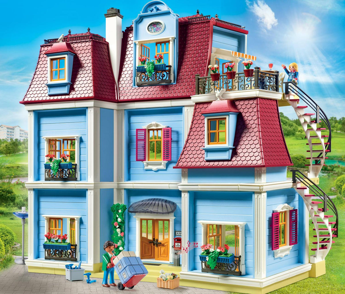 Playmobil Large Dollhouse. Recommended for ages 4 years and up