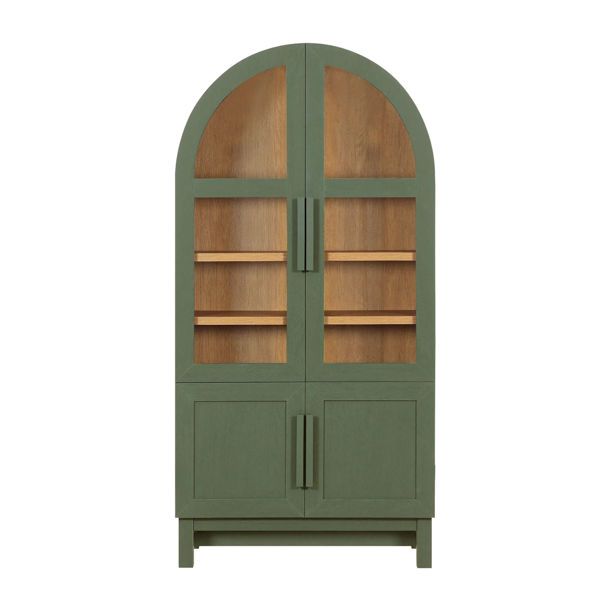 Better Homes & Gardens Juliet Kitchen Rounded Arch Cabinet, Rich Black