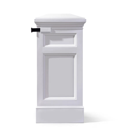 Step2 Atherton Reserve White Lockable Package Storage Mailbox, Plastic