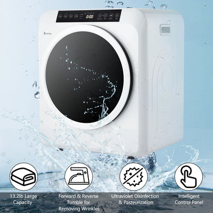 Ktaxon 3.5 cu. ft. Compact Electric Dryer, White