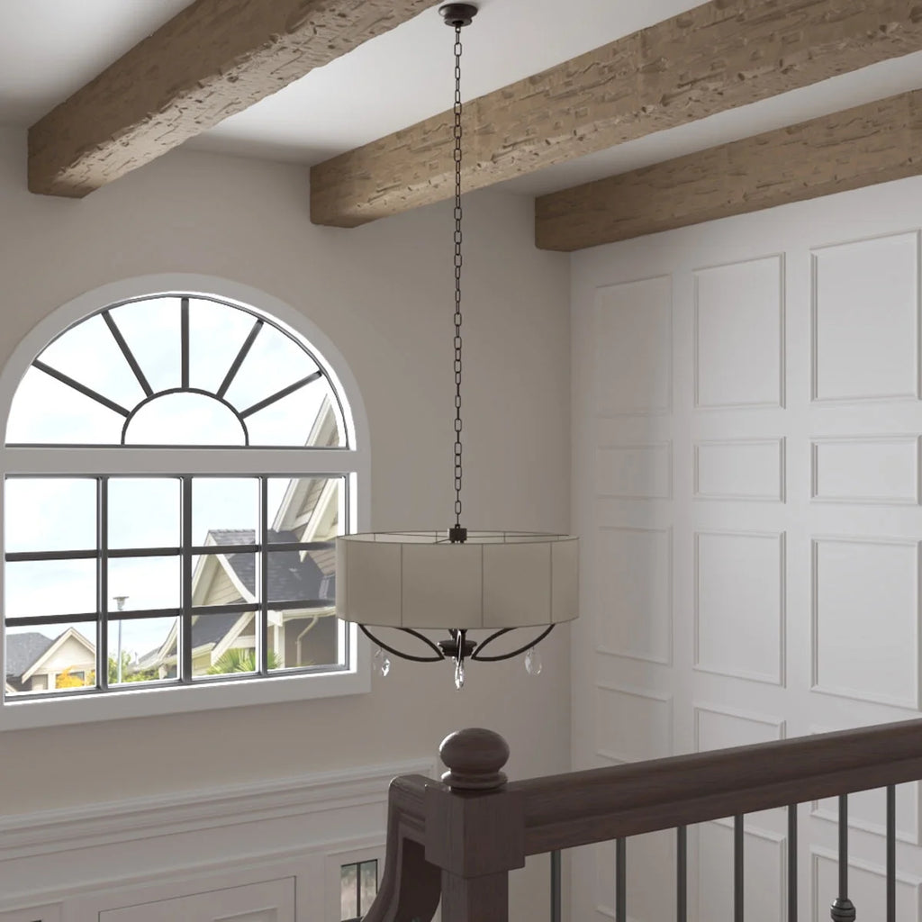 Ekena Millwork 3 1/2"W x 3 1/2"H x 120"L 3-Sided (U-Beam) Salvaged Timber HeritageTimber Faux Wood Ceiling Beam, Kona Brown