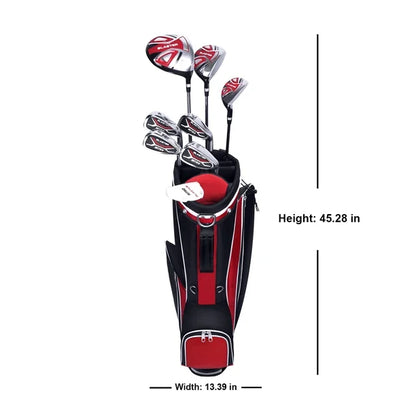 Nitro Men’s Blaster 13-Piece Golf Club Set – Right-Handed, Complete with Bag & Headcovers