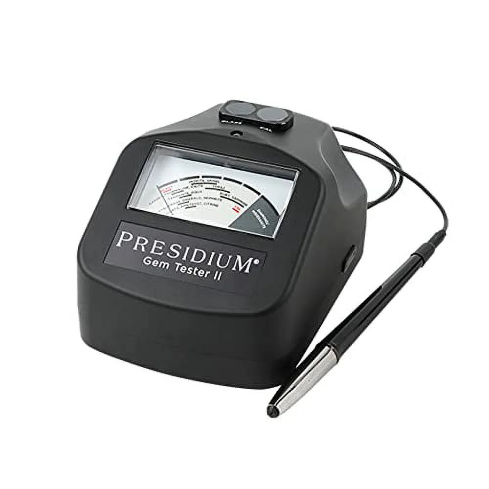 Presidium Instruments Gem Tester II with Assisted Thermal Calibration for Identifying Diamonds/Moissanites and Common Colored Gemstones