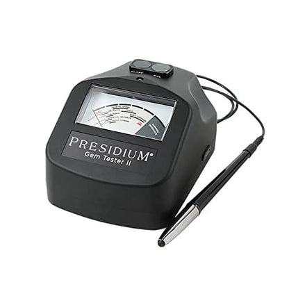 Presidium Instruments Gem Tester II with Assisted Thermal Calibration for Identifying Diamonds/Moissanites and Common Colored Gemstones