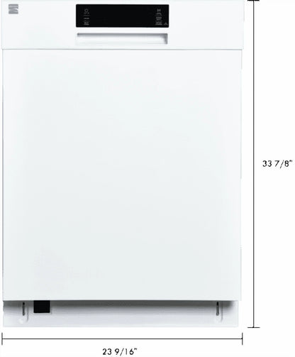 Kenmore 24�?Built-In-Dishwasher w/ 3rd Rack & Turbo Dry-SS Pocket handle