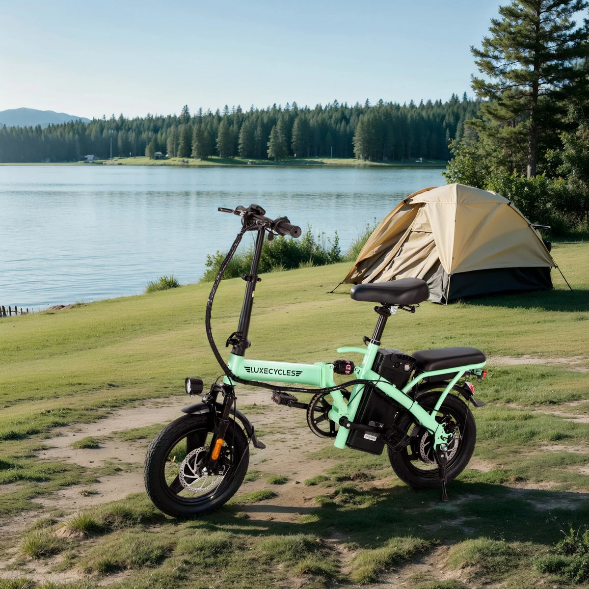 Alpha Joy Electric Bike for Adults 20", Rated 500W E-Bike 48V 13AH UL2849