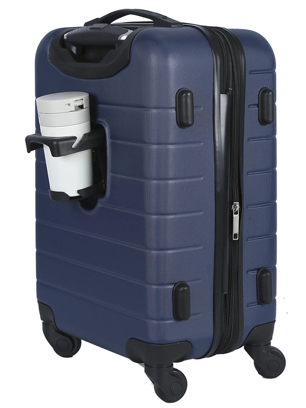 Wrangler 3 Piece Luggage Set with Cup Holder and USB Port, Olive Green