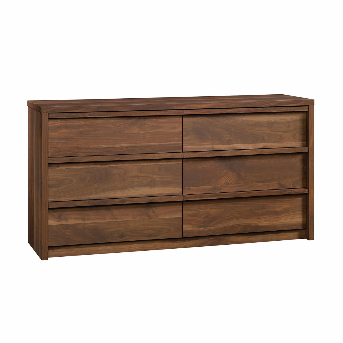 Better Homes and Gardens Montclair 6-Drawer Dresser, Vintage Walnut Finish