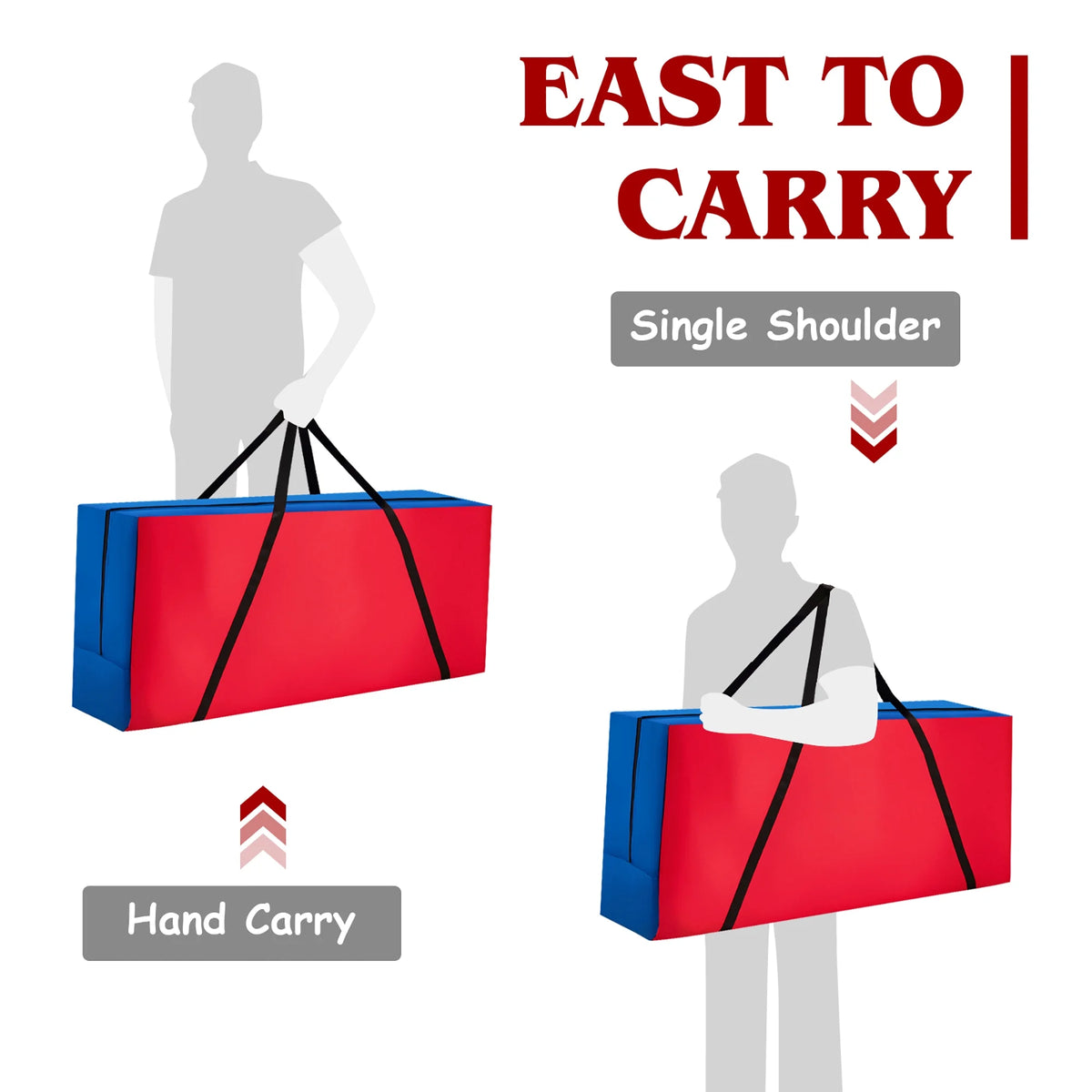 Costway Giant 4 in A Row Jumbo 4-to-Score Game Set W/Storage Carrying Bag for Kids Adult