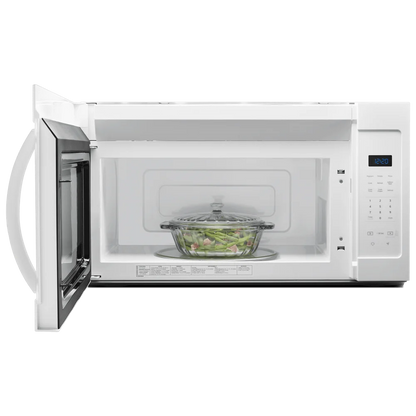 Whirlpool 1.7 Cu. Ft. Microwave Hood Combination Black