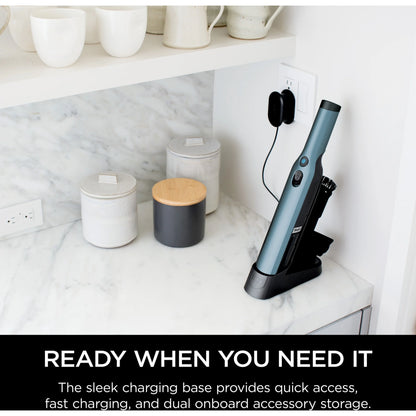 Shark Cordless Handheld Vacuum , Wandvac, for Pet Hair, Carpet & Car, Powerful suction, high speed brushless motor, ultralight weight, with easy emptying and charging dock, WV200, Graphite
