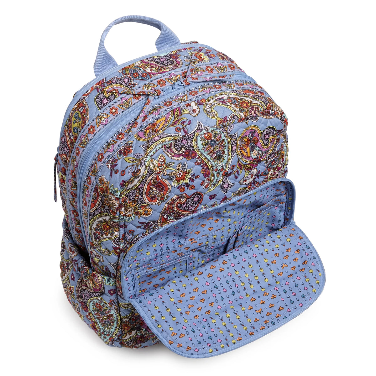 Vera Bradley Women's Cotton Campus Backpack Provence Paisley