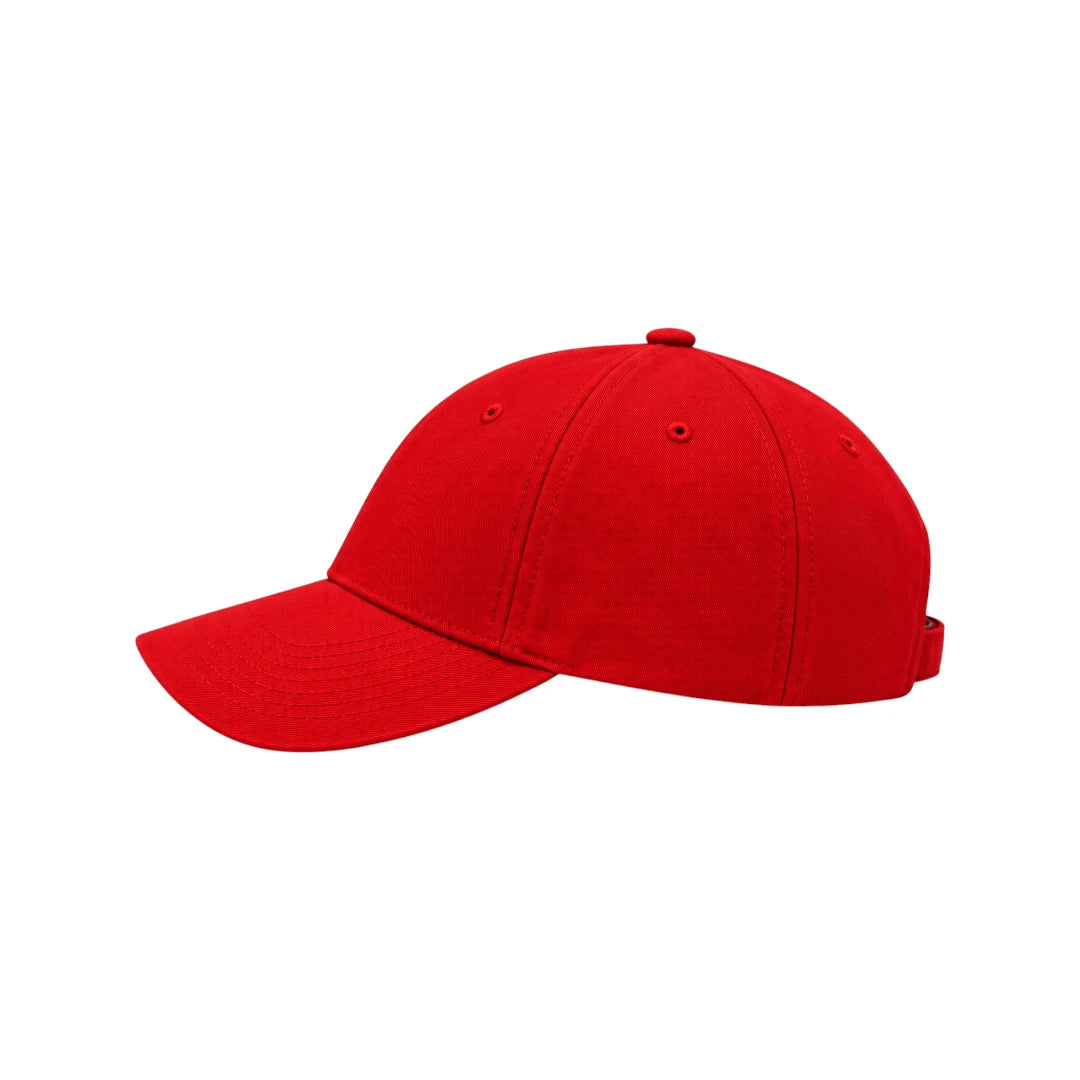 Warey Classic Cap – Red Adjustable Six Panel Cap
