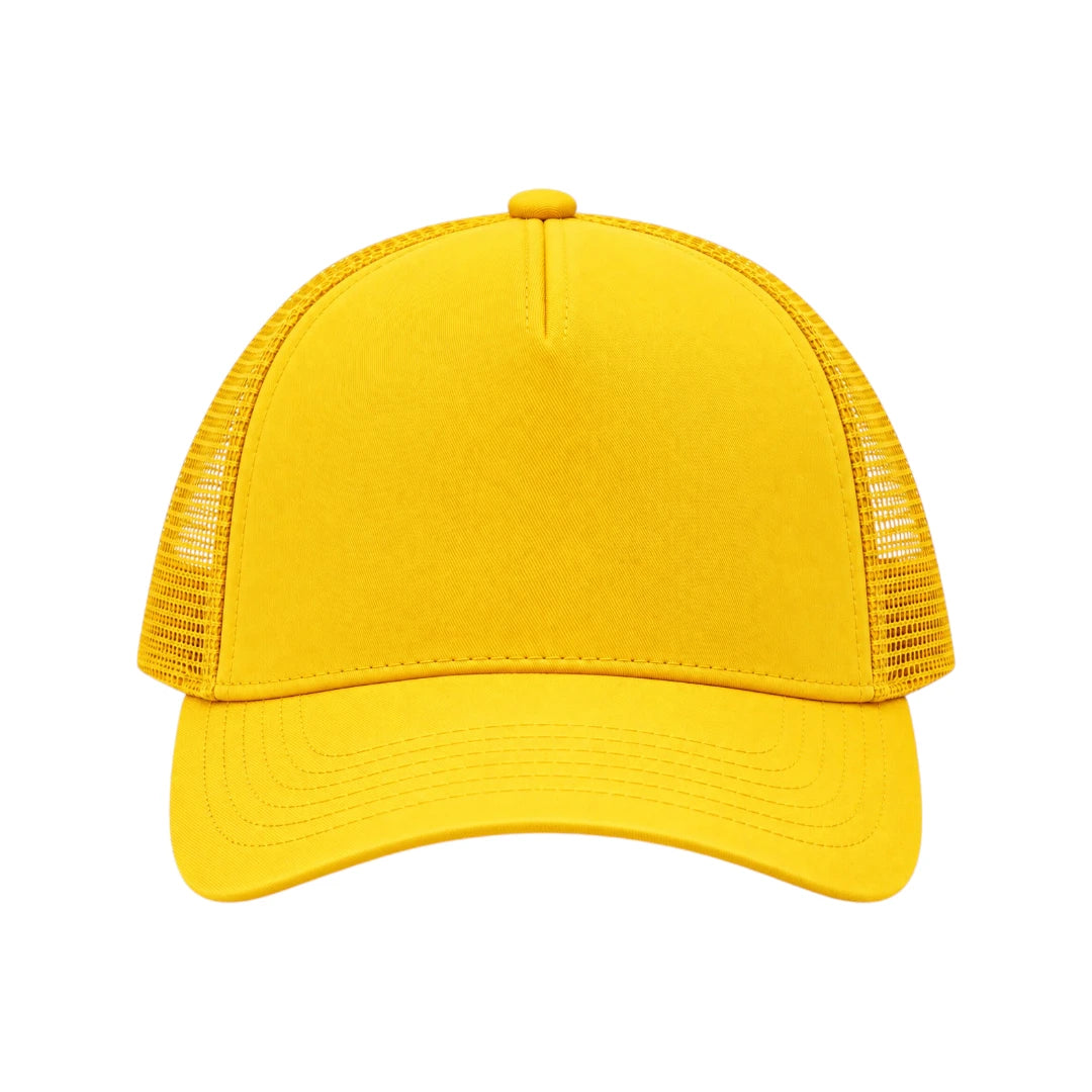 Warey Classic Yellow Trucker Cap – Adjustable Mesh Everyday Cap