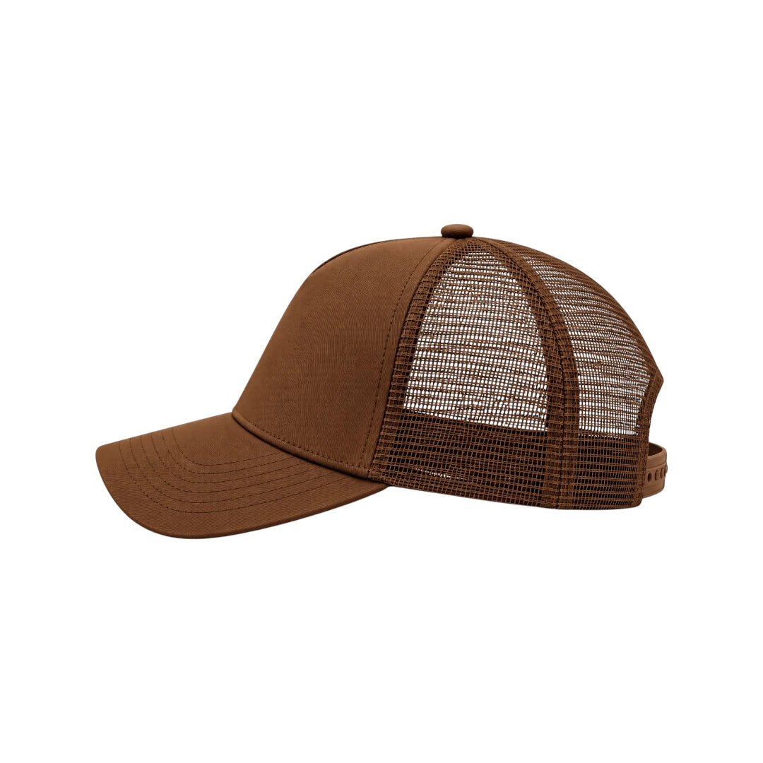 Warey Trucker Cap – Brown Adjustable Mesh Back Cap