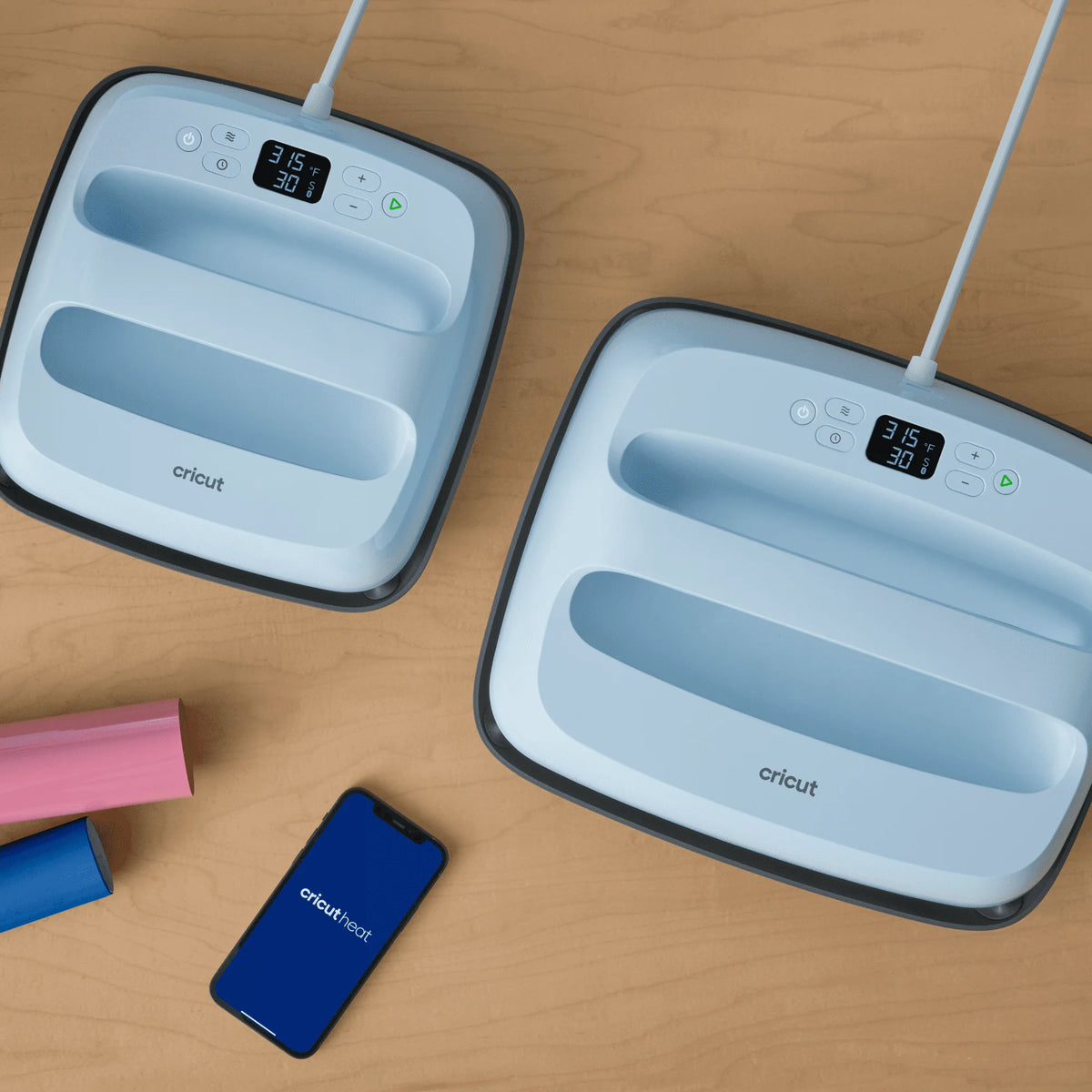 Cricut EasyPress® 3 - 9 in x 9 in - Bluetooth®-Enabled Handheld Heat Press