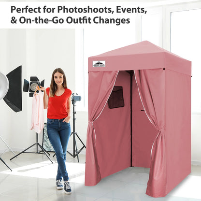 EAGLE PEAK Flex Ultra Compact 4 ft x 4 ft Pop-up Changing Room Canopy, Portable Privacy Cabana
