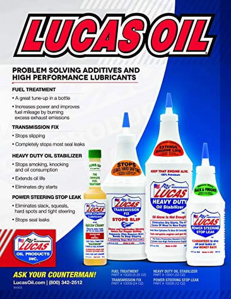 Lucas Oil Transmission Fix Automatic Transmission Fluids, 24 oz (12 Pack)