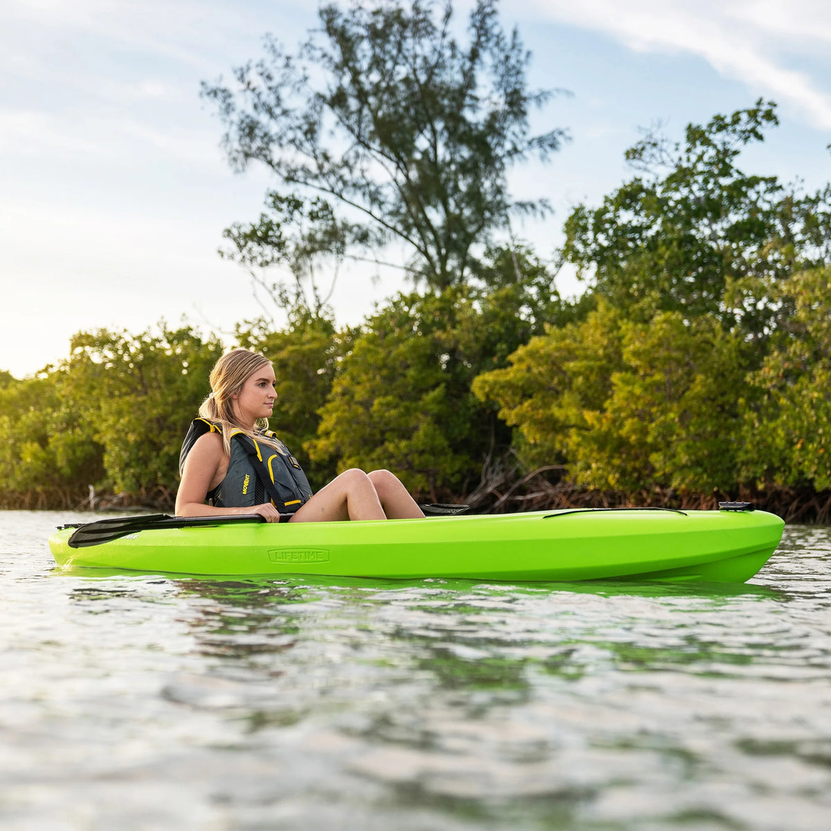Lifetime Pacer 8 ft. Sit-Inside Kayak, Green (91032)