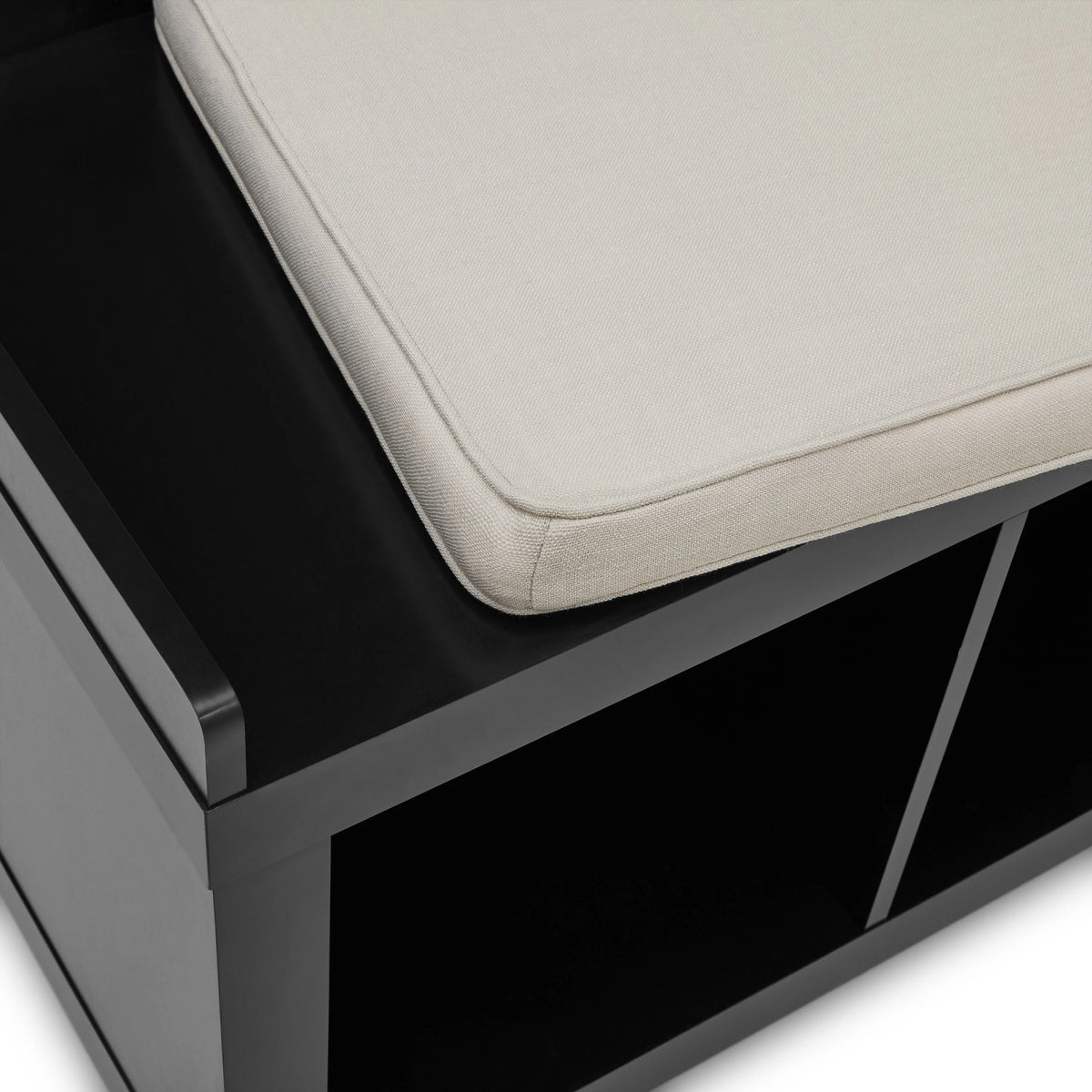 Better Homes & Gardens 4-Cube Shoe Storage 58.39" Bench, Weathered
