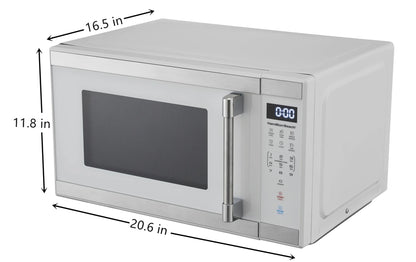Hamilton Beach 1.1 Cu. Ft. Microwave Oven, Countertop, Black and Stainless Steel