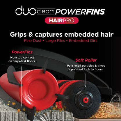 Shark Upright Vacuum, Stratos, Pet Friendly, Bagless, Ultra Powerful Suction, Hard Floor and Carpet, DuoClean PowerFins HairPro, Self-Cleaning Brushroll, Odor Neutralizer Technology, AZ3000, Burgundy