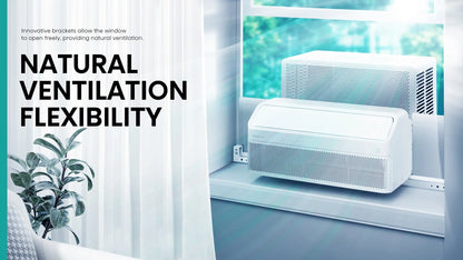 Restored Hisense HI67351 Hisense 8,000 BTU Smart Inverter Window Air Conditioner, Remote, Easy Install (Refurbished)