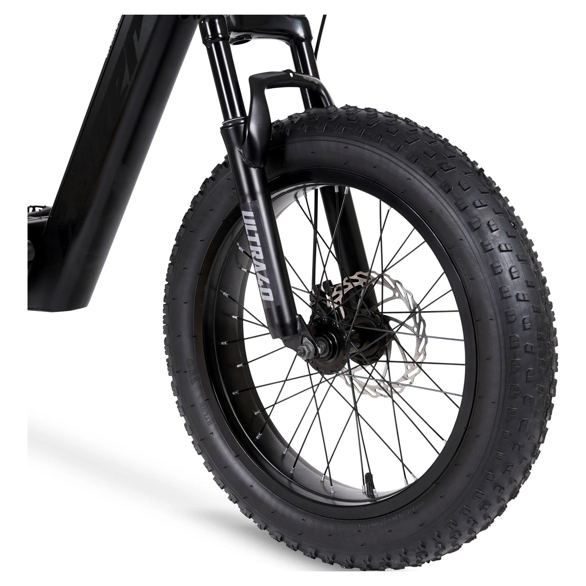 Hyper Bicycles Ultra 40 20" 36V Electric Bike for Adults, 250W E-Bike Motor, Matte Black
