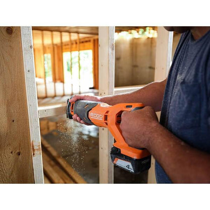 18V Cordless 4-Tool Combo Kit with 4.0 Ah Battery, 2.0 Ah Battery, Charger, Bag and 18V Hybrid LED Light