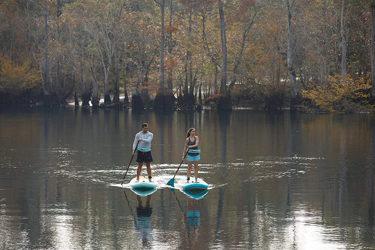 Drift Aero Inflatable Stand Up Paddle Board - SUP Paddle Board & Accessories, Including Pump, Paddle, and More - Classic Woodgrain, Adult, 10'8"