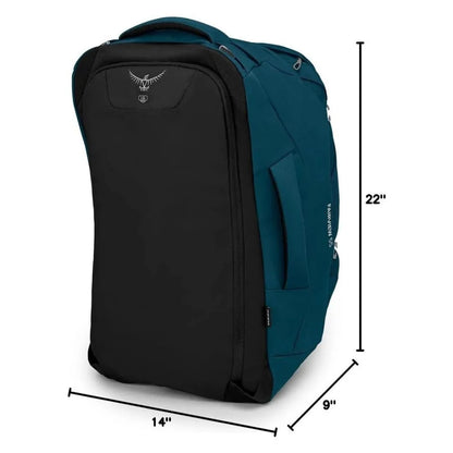 Osprey Fairview 55L Womens Travel Backpack - Night Jungle Blue
