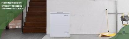 Hamilton Beach 5.0 Cu. Ft. Chest Freezer, White, HBFRF510