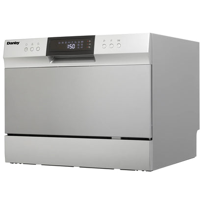 Danby 6 Place Setting Countertop Dishwasher in White (DDW621WDB)