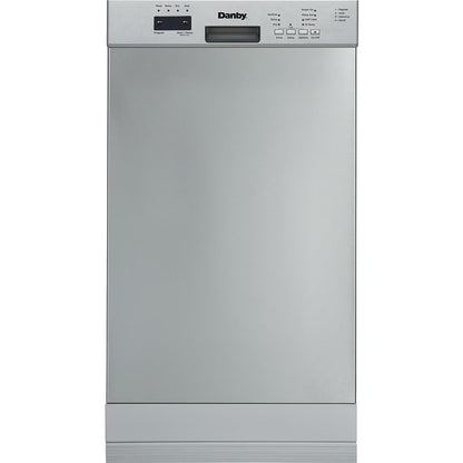 Danby DDW18D1ESS 18" Wide Built-in Dishwasher in Stainless Steel