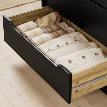 Dresser for Bedroom, Lofka 6 Drawer Dresser, Chest of Drawers Tall White Dresser with Anti-Tripping, Cutout Handles