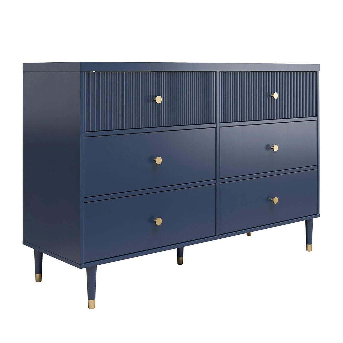 CosmoLiving by Cosmopolitan Elizabeth 6-Drawer Dresser, Navy