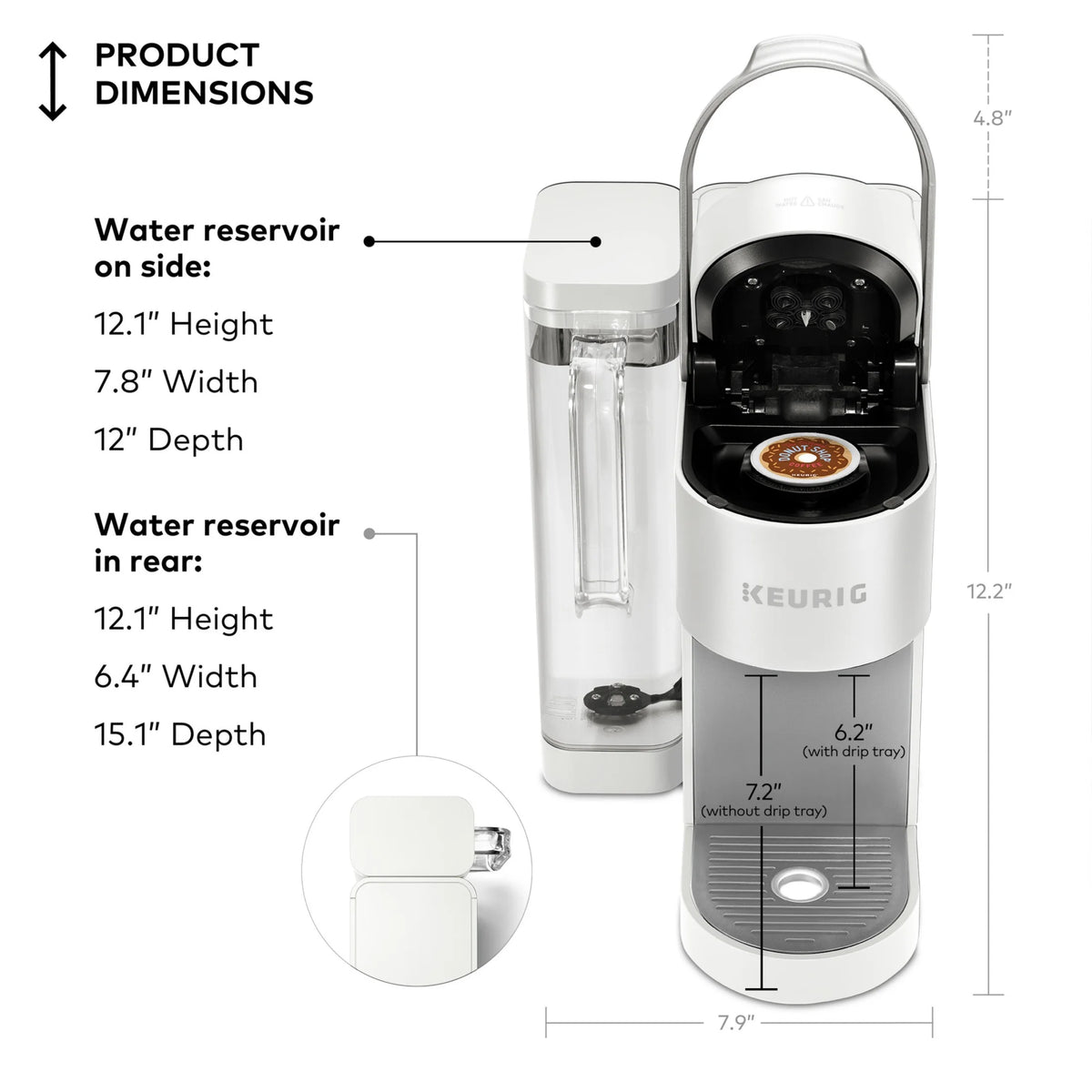 Keurig K-Supreme Black Single-Serve K-Cup Pod Coffee Maker