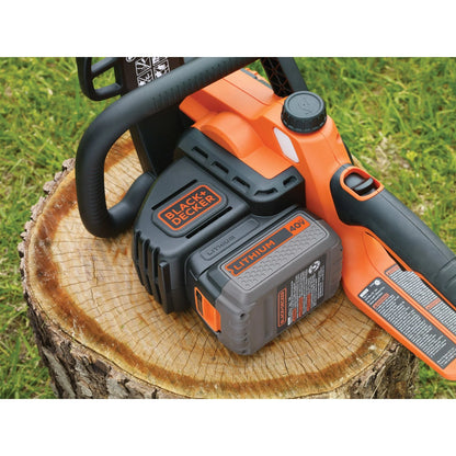 BLACK+DECKER 40V MAX Cordless Chainsaw, 12-Inch, Battery and Charger Included